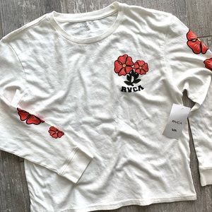 🔥🔥RVCA - SOFT AT HEART LONG SLEEVE TEE🔥🔥